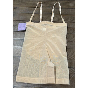DESIGN VERONIQUE Mid Body Support Mid Thigh Size 2 Beige - NEW - Style #MG161